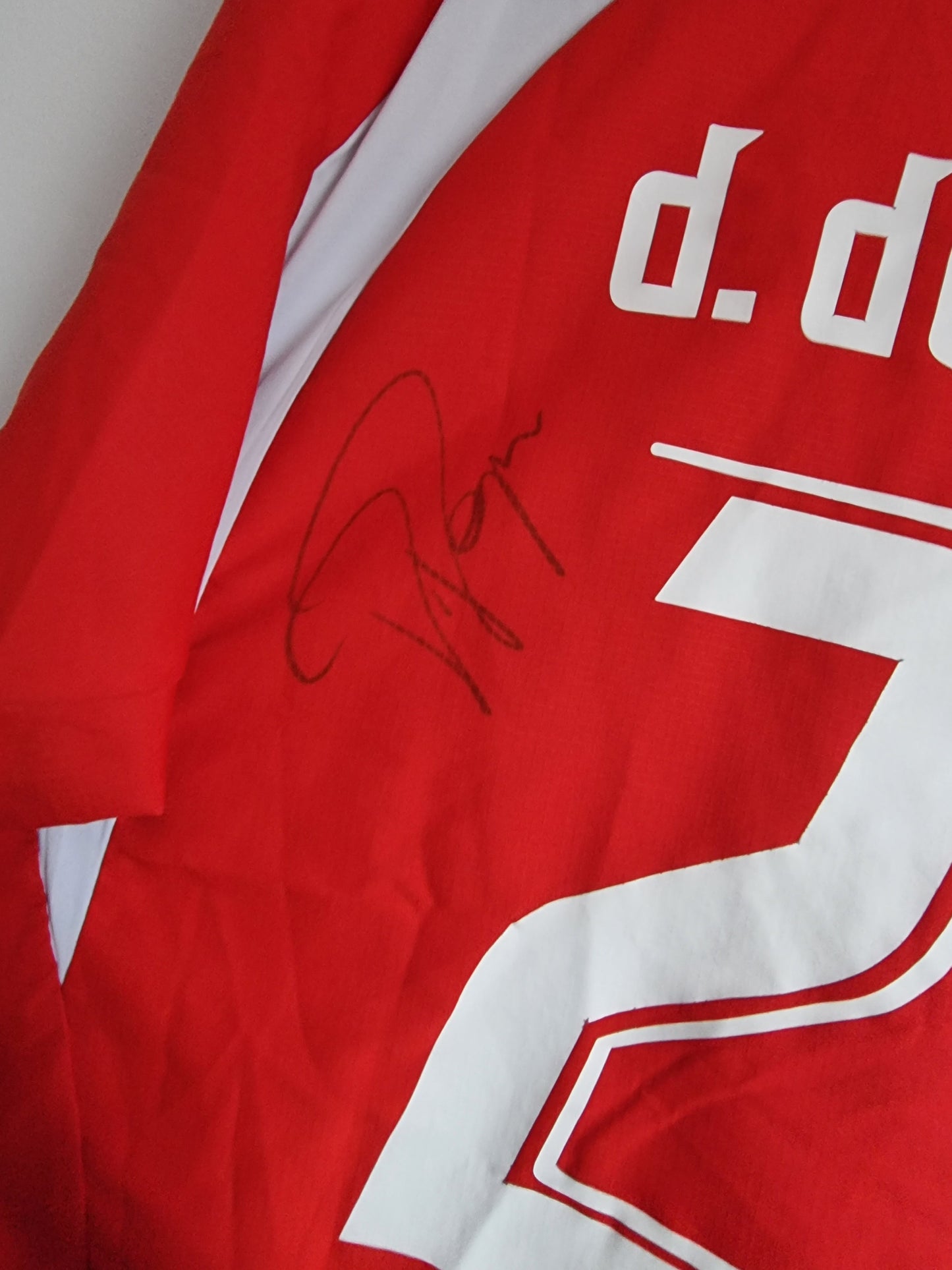 Puma Switzerland 06/08 'Degen 21' Signed Home Shirt Large