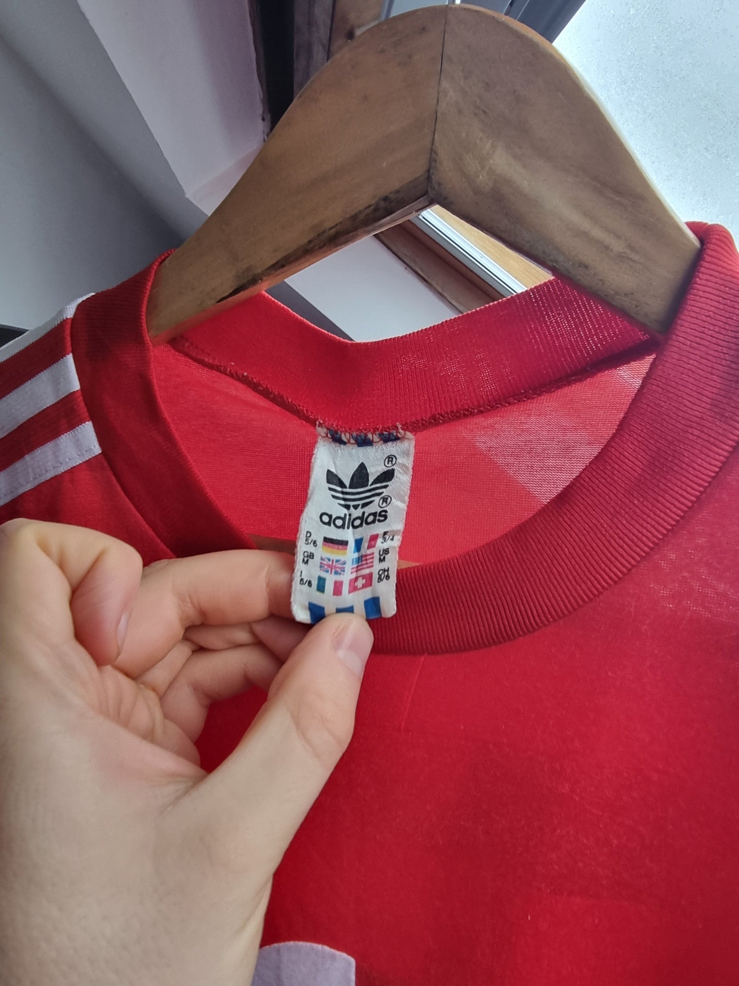 Adidas Bayern Munich 84/86 Long Sleeve Home Shirt Medium