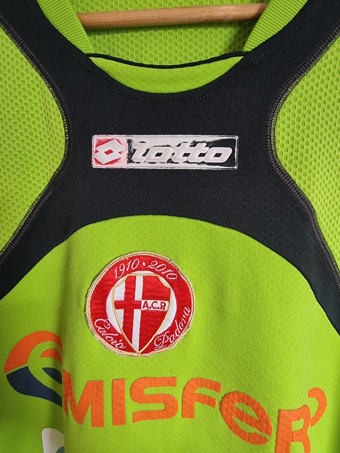 Lotto Padova 09/11 Match Issue Primavera Long Sleeve Goalkeeper Shirt XL