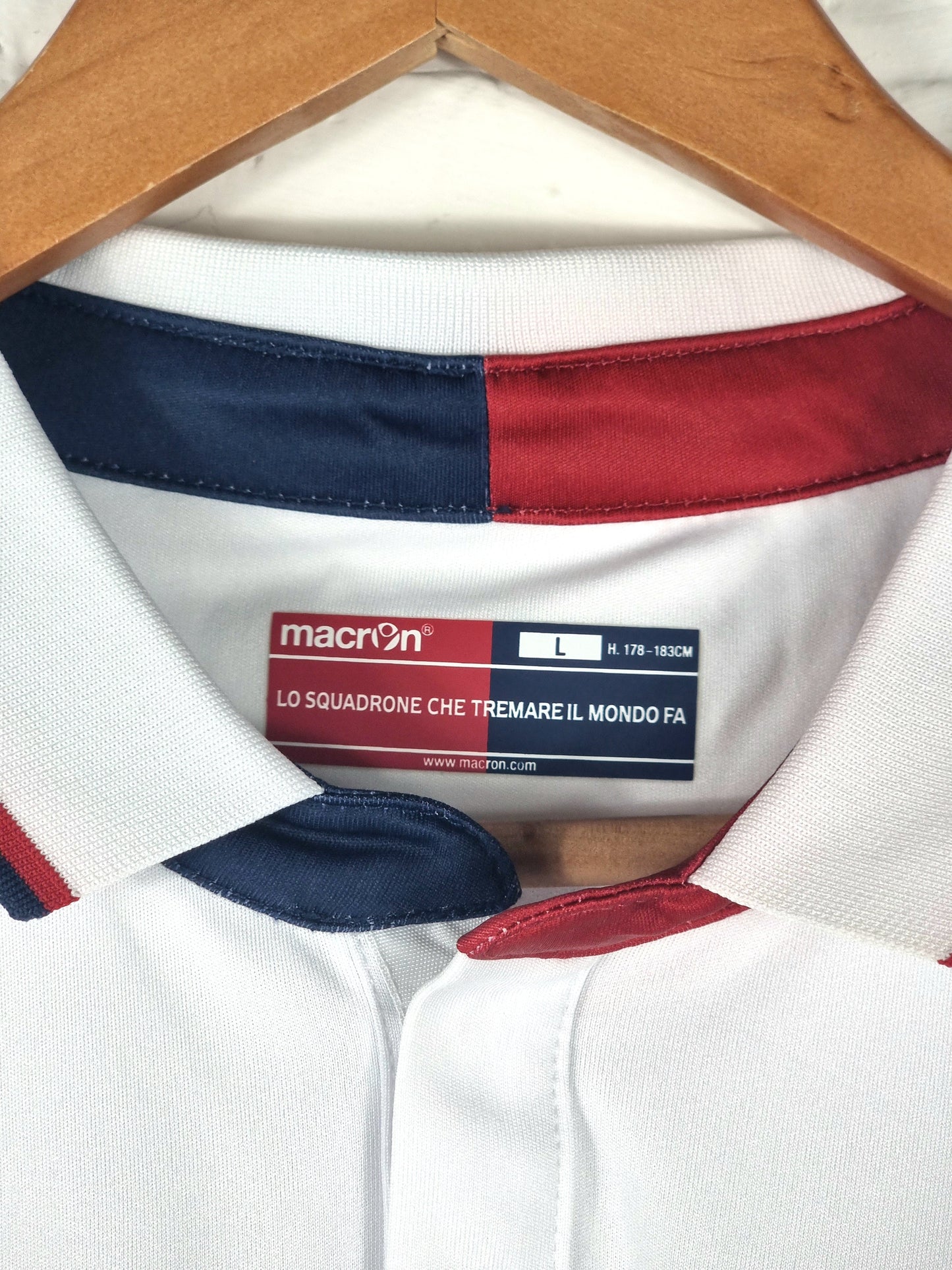 Macron Bologna 2015/16 'Brighi 33' Match Issue Away Shirt Large