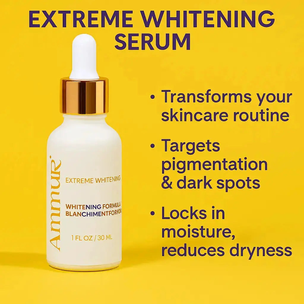 Ammuri Extreme Lightening Serum – Intense Dark Spot Corrector for Face, Neck & Intimate Areas (30ml)