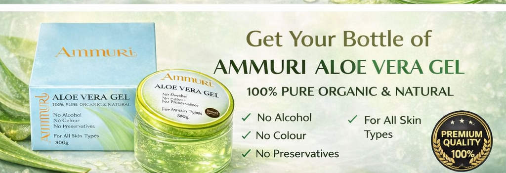 Ammuri Organic Aloe Vera Gel for All Skin Types