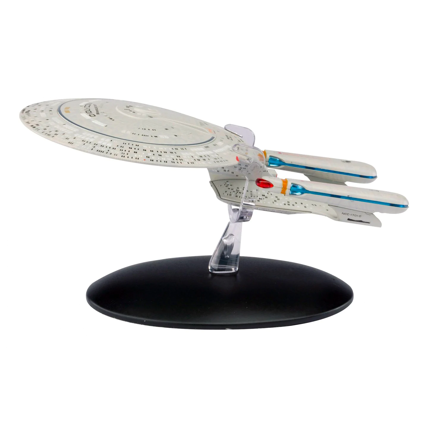 U.S.S. ENTERPRISE NCC-1701-D Handbook & Diecast Ship Picard The Next Generation  (Eaglemoss / Star Trek)