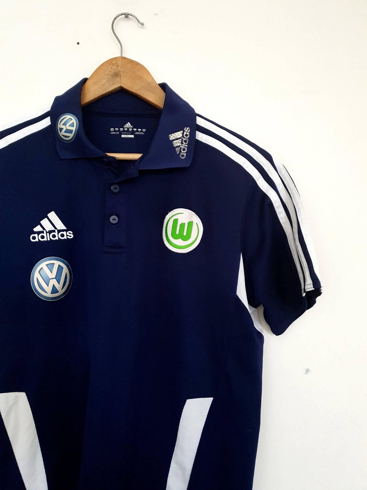 Adidas Wolfsburg Polo Shirt Small