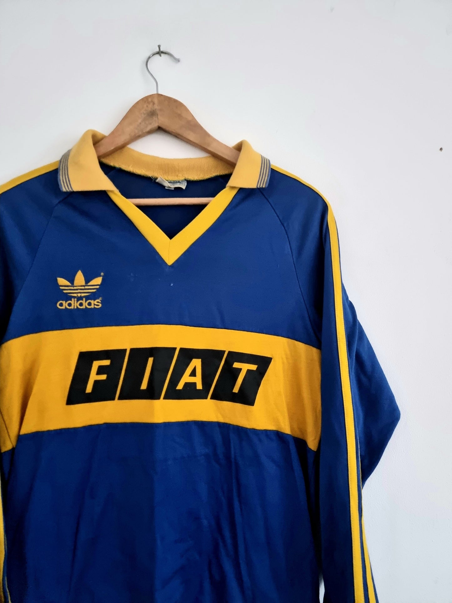 Adidas Boca Juniors 89/92 Long Sleeve Home Shirt Small