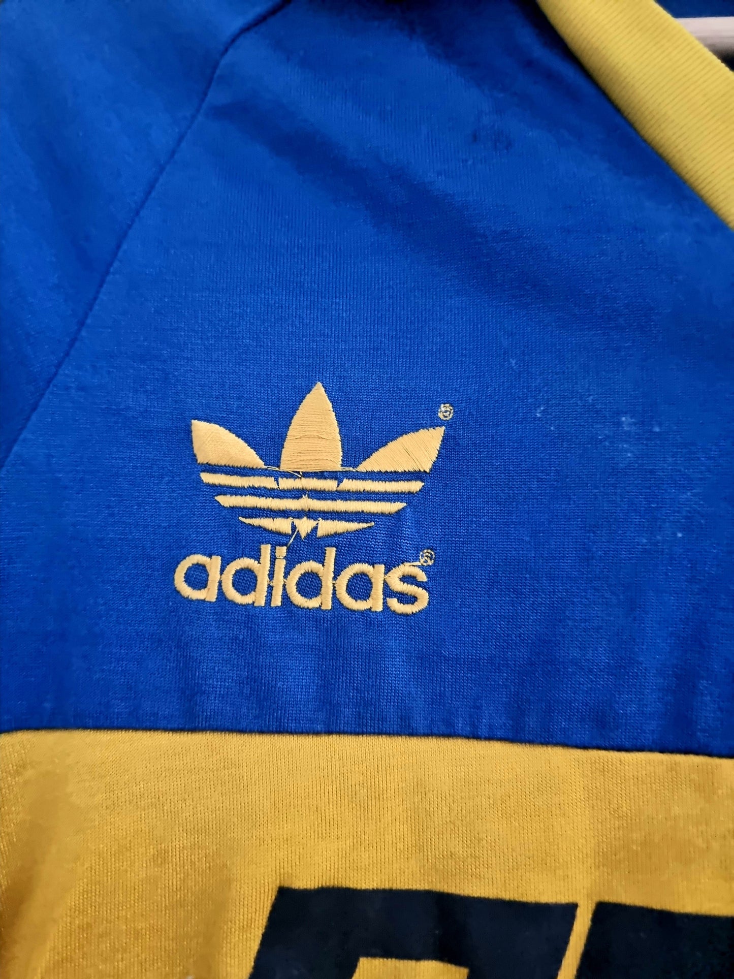 Adidas Boca Juniors 89/92 Long Sleeve Home Shirt Small