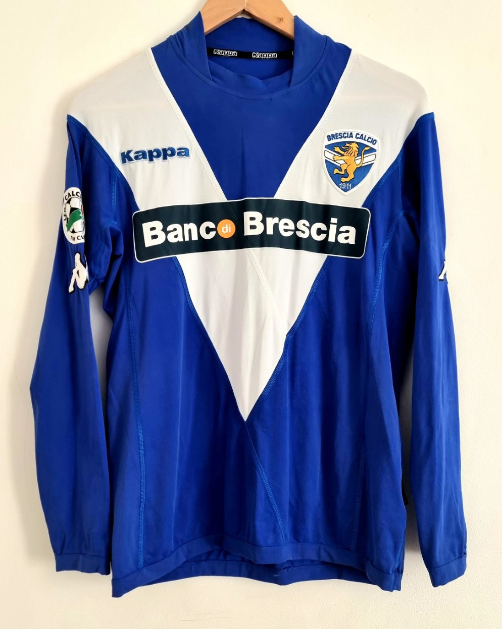 Kappa Brescia 05/06 'Dallamano 23' Player Issue Long Sleeve Home Shirt Large