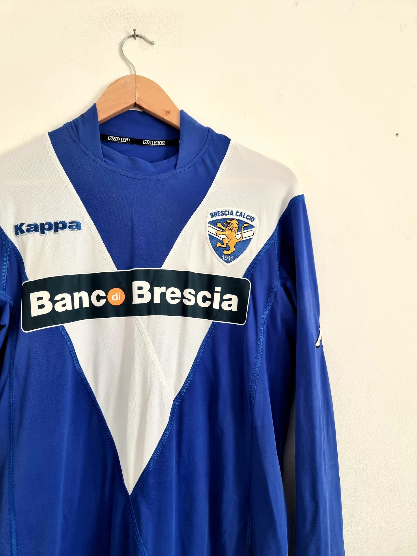 Kappa Brescia 05/06 'Dallamano 23' Player Issue Long Sleeve Home Shirt Large