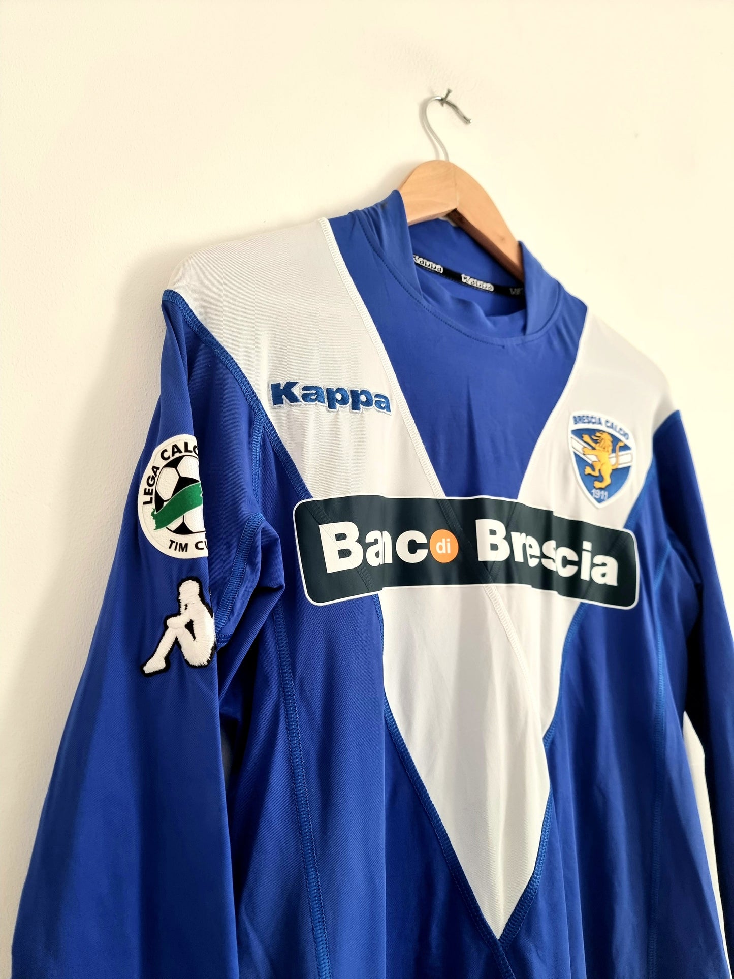 Kappa Brescia 05/06 'Dallamano 23' Player Issue Long Sleeve Home Shirt Large