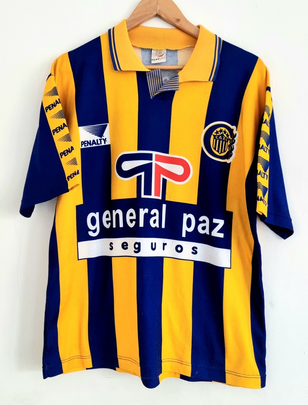 Penalty Rosario Central 93/94 Home Shirt Large