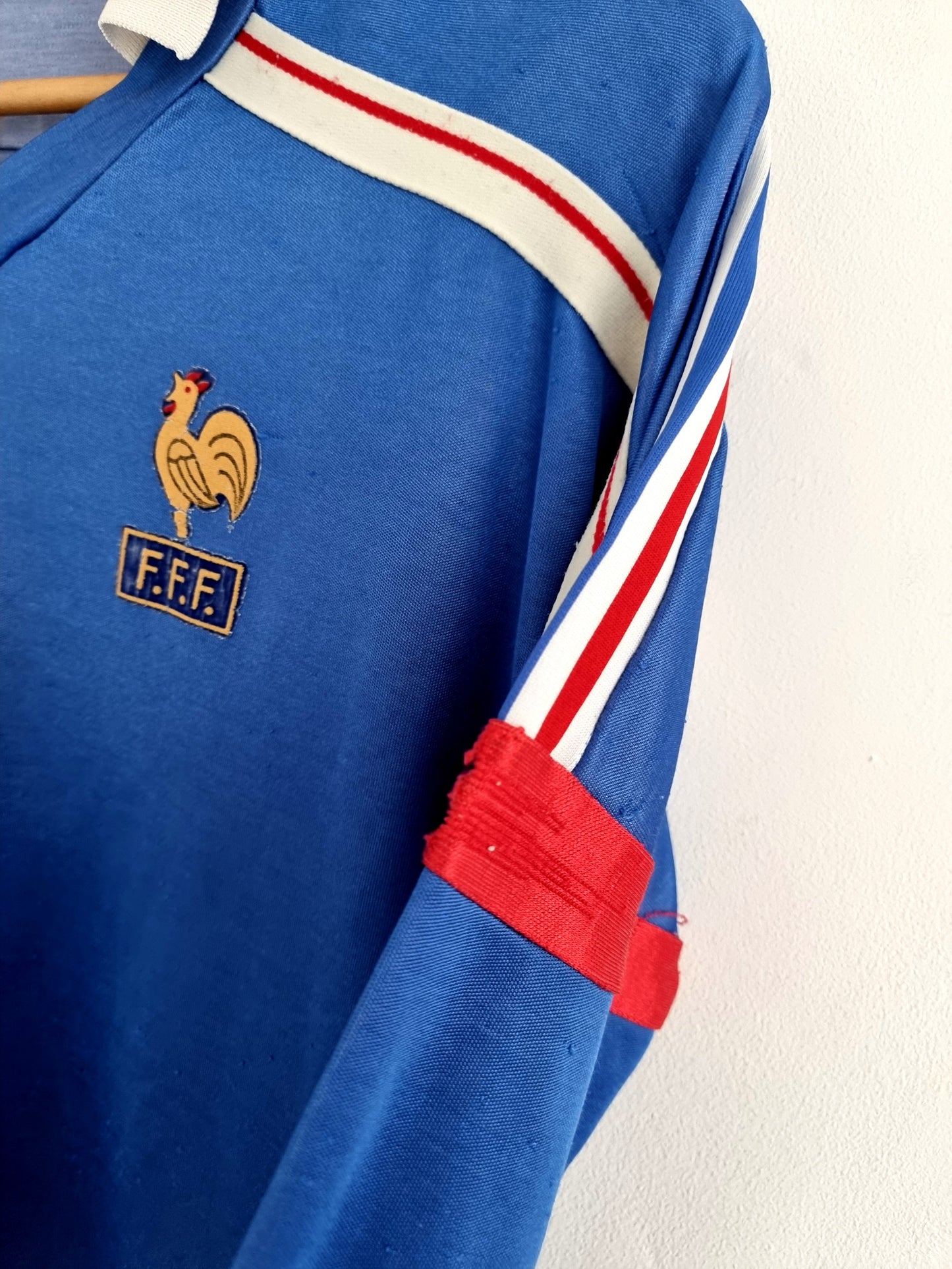 Adidas France 1986 Long Sleeve Home Shirt Medium