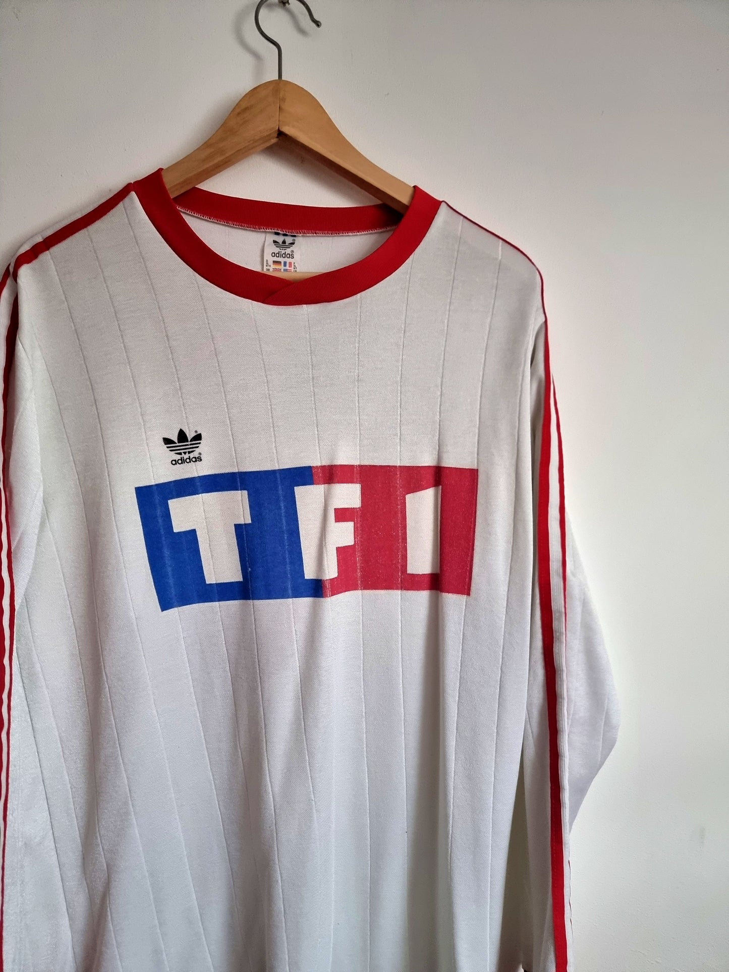 Adidas Vintage Coupe De France Long Sleeve Football Shirt  XL