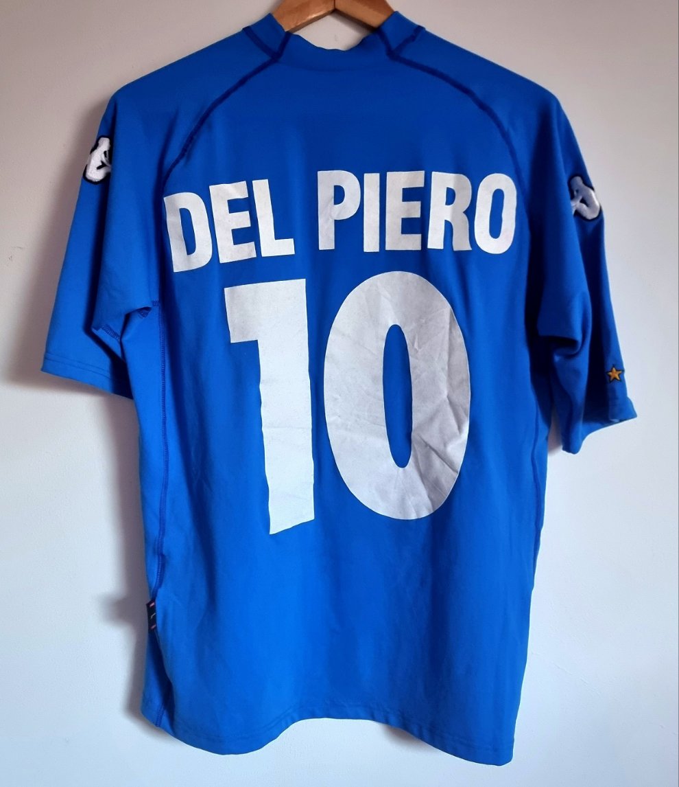 Kappa Italy 00/02 'Del Piero 10' Home Shirt Large