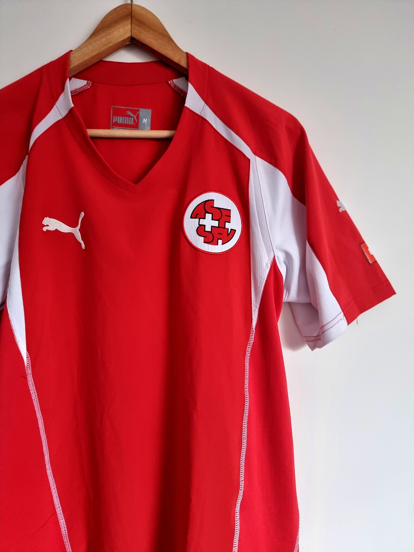 Puma Switzerland 04/06 Home Shirt Medium