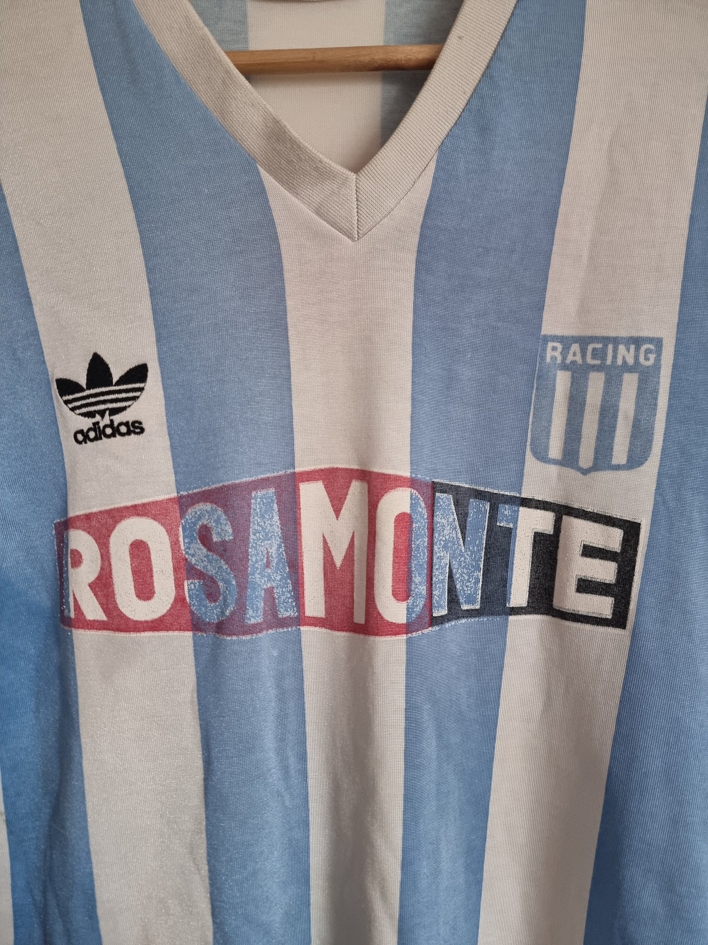 Adidas Racing Club 91/92 Long Sleeve Home Shirt Medium