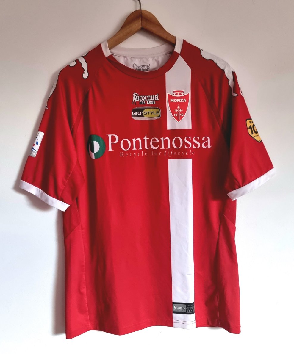 Boxeur Des Rues Monza 18/19 'D'Errico 10' Player Issue Home Shirt Large