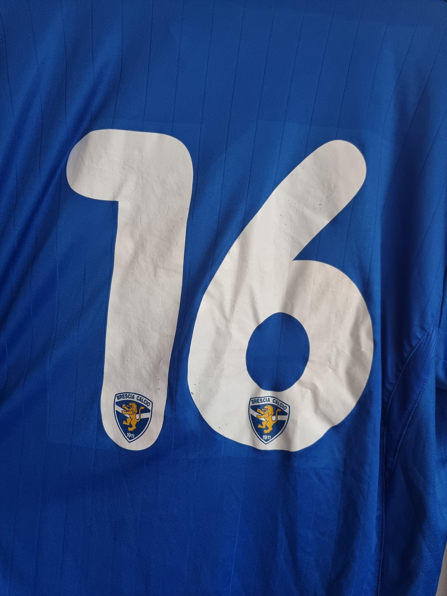 Asics Brescia 07/08 Match Issue Long Sleeve Primavera Home Shirt XL