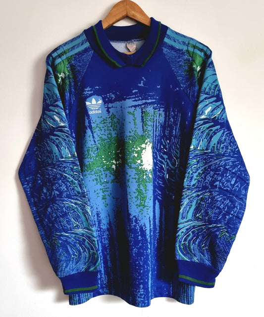 Adidas 92/94 Vintage Long Sleeve Goalkeeper Template Shirt Medium