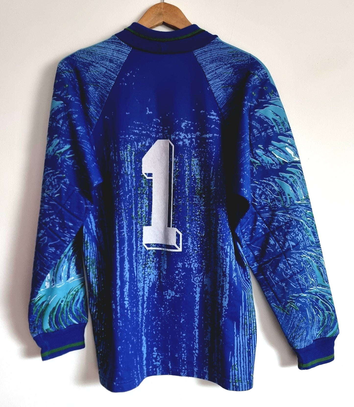 Adidas 92/94 Vintage Long Sleeve Goalkeeper Template Shirt Medium