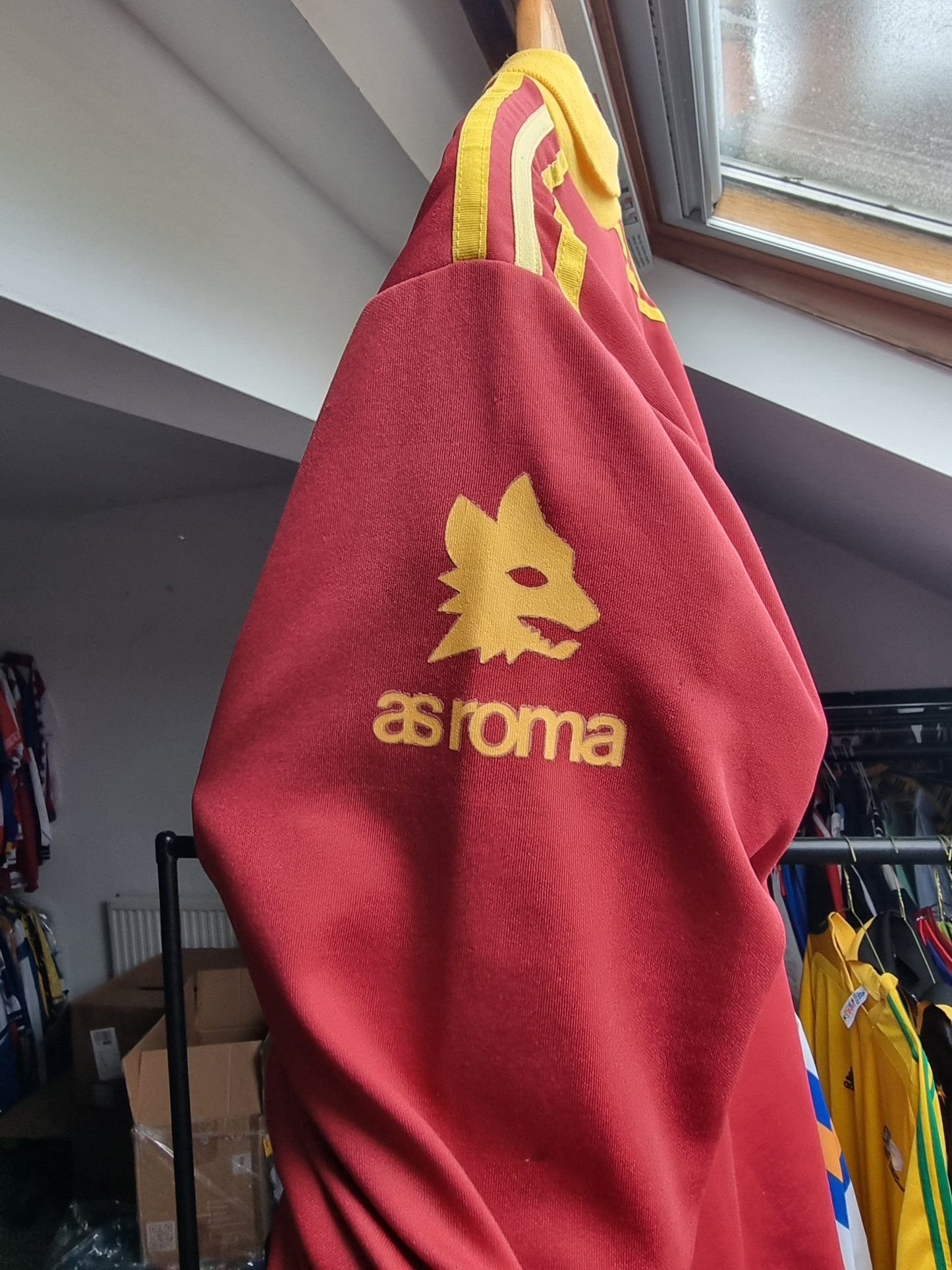 Adidas Roma 91/92 Long Sleeve Home Shirt Medium