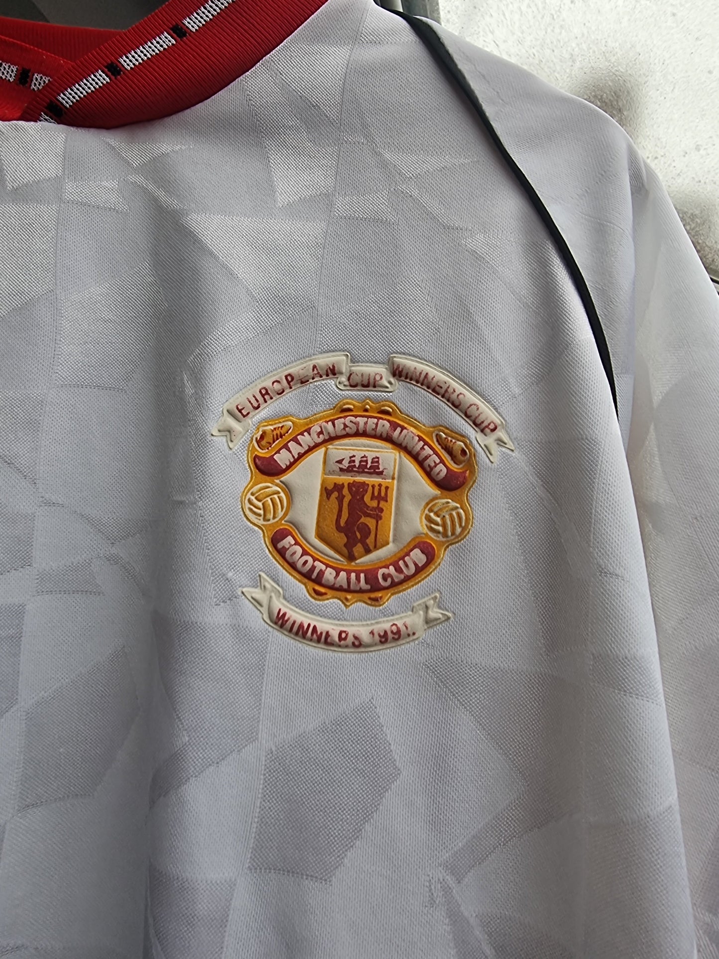 Adidas Manchester United 1991 European Cup Winners Cup Shirt Large