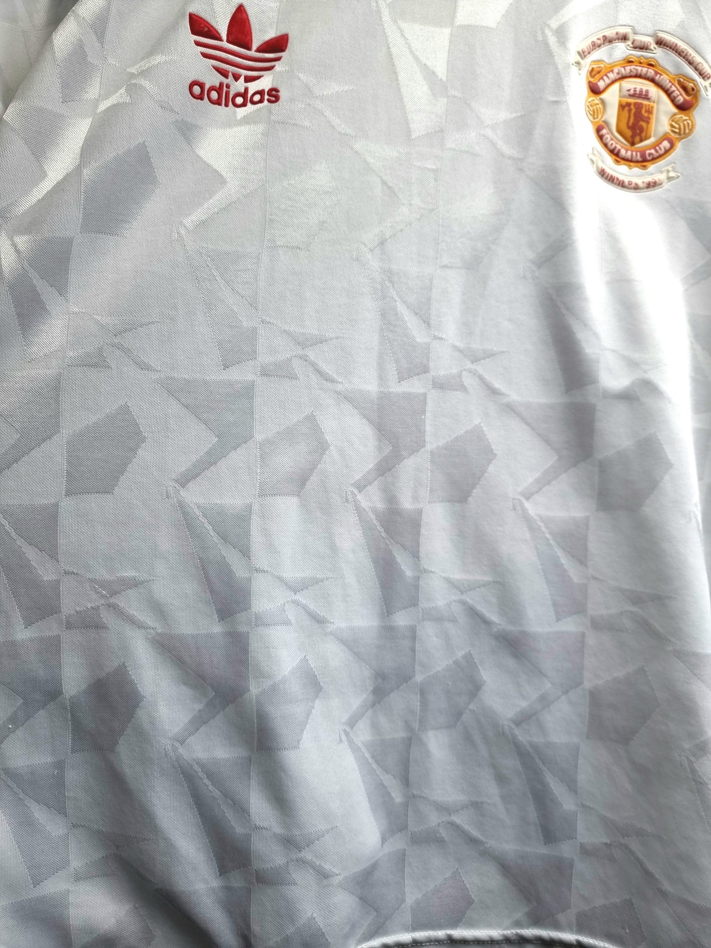 Adidas Manchester United 1991 European Cup Winners Cup Shirt Large