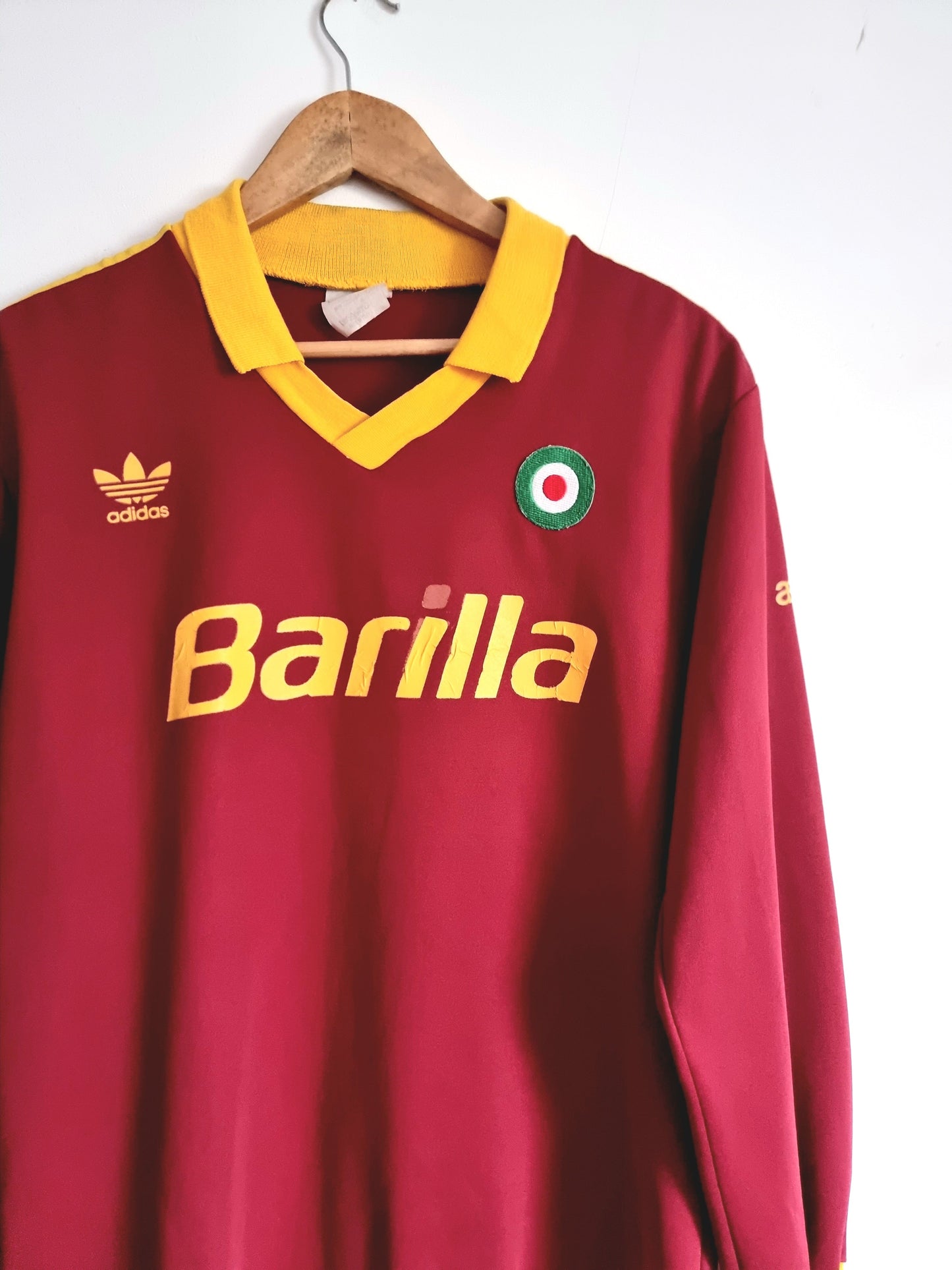 Adidas Roma 91/92 Long Sleeve Home Shirt Medium