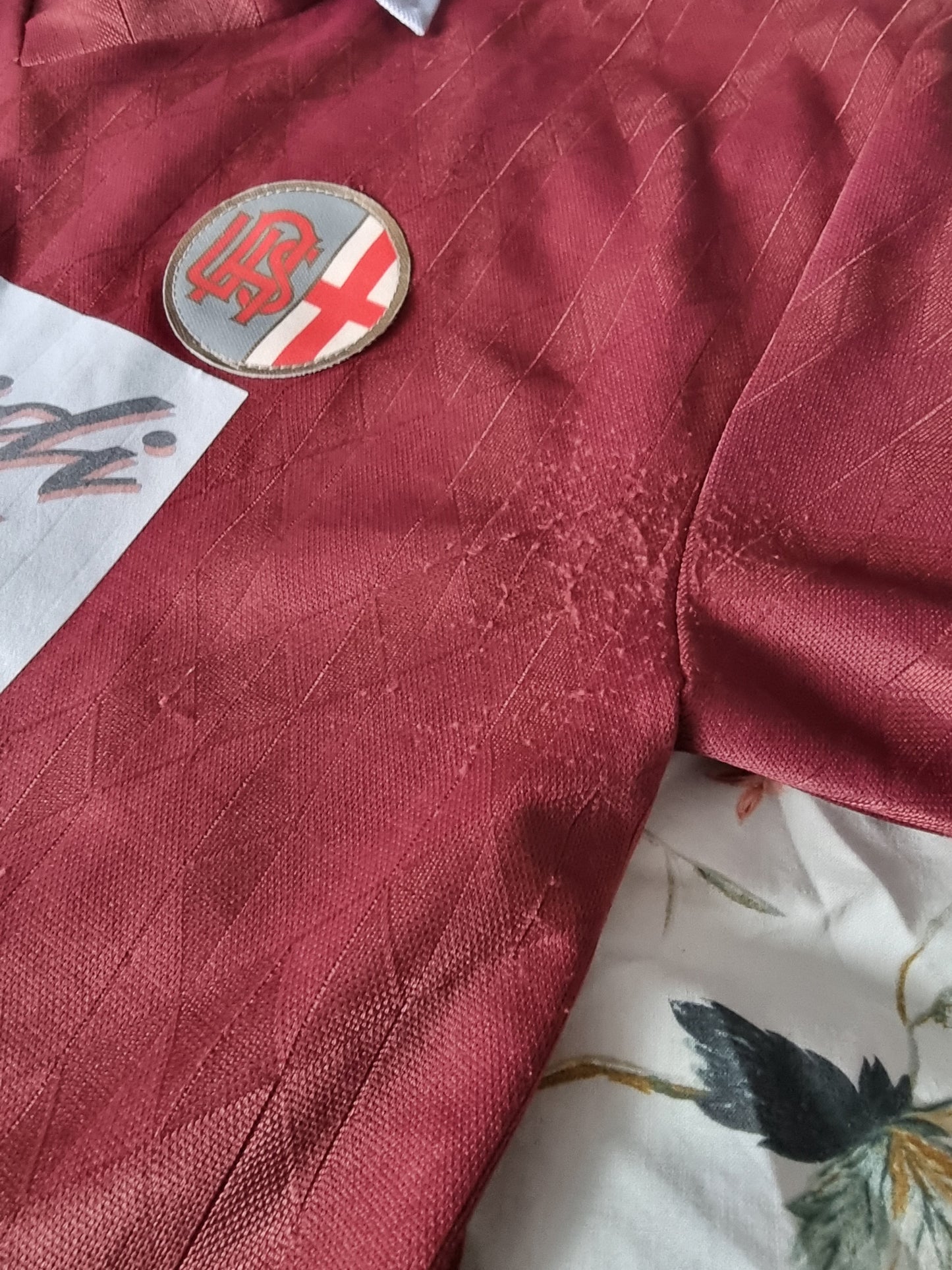 Diadora US Alessandria 89/90 Match Issue Away Shirt XL