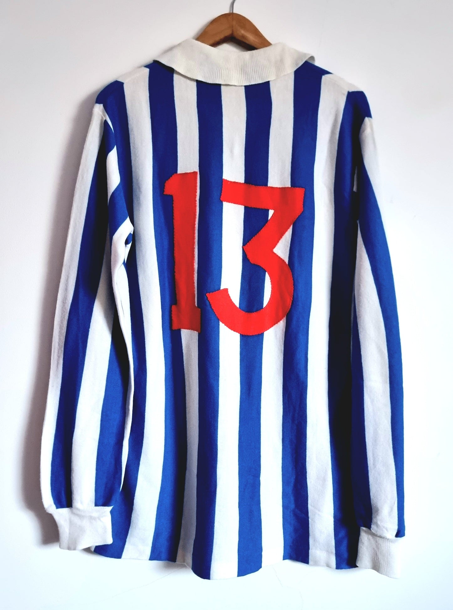 N2 Pescara 86/87 Match Issue Long Sleeve Home Shirt Large