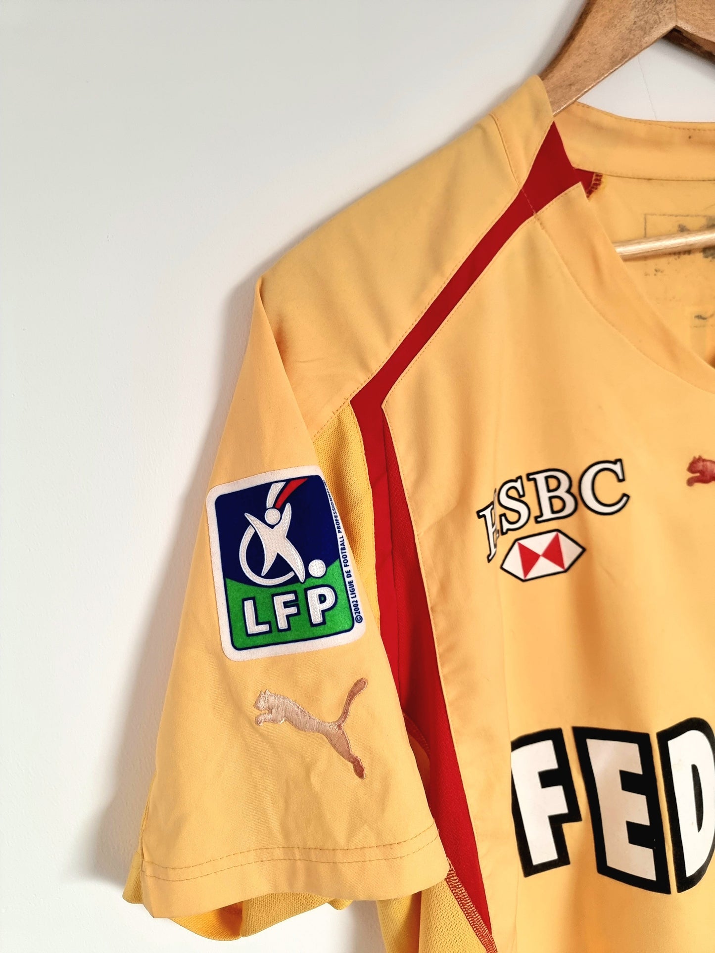 Puma A.S Monaco 05/06 'Bernardi 7' Match Issue Away Shirt XL