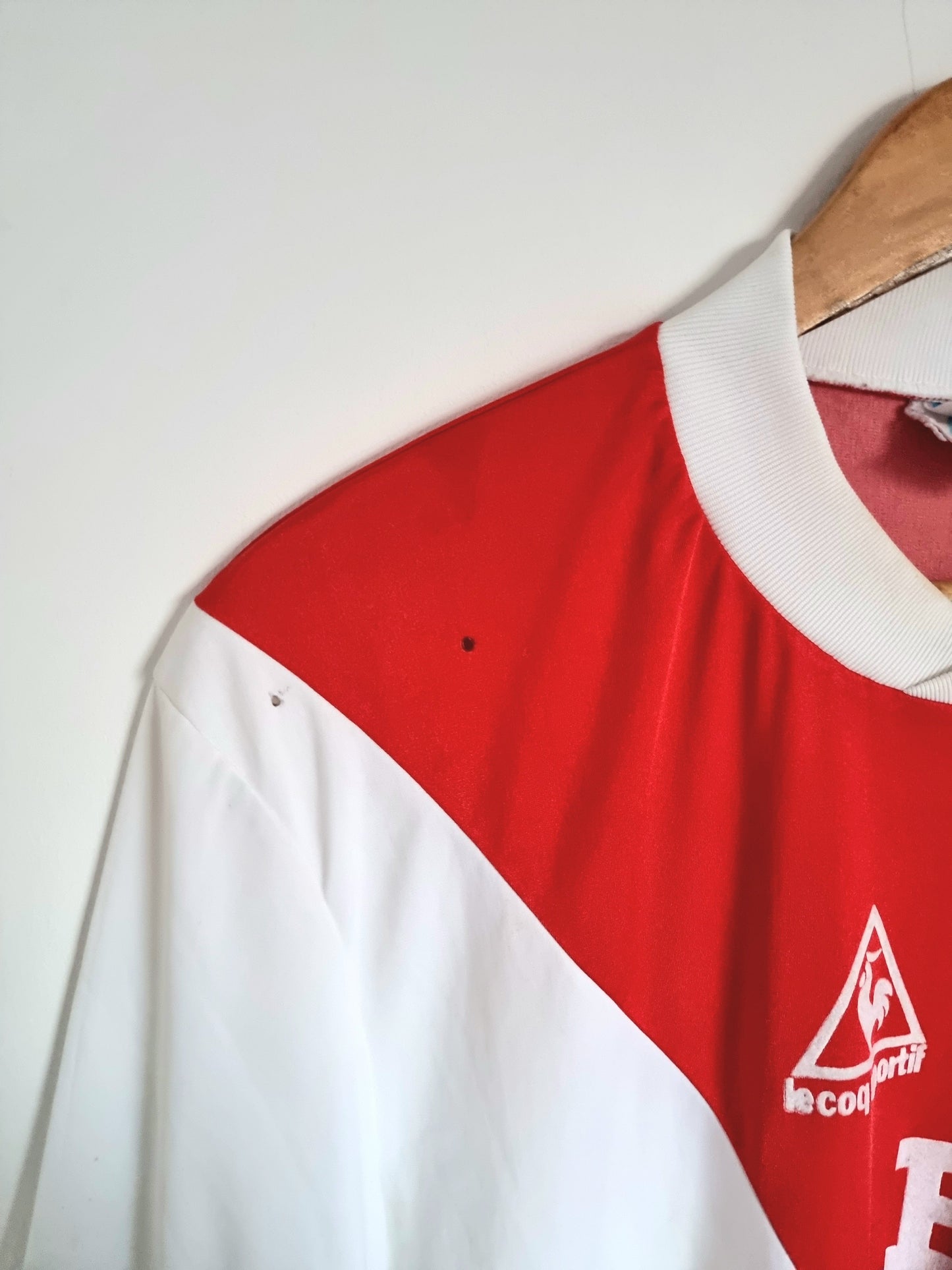 Le Coq Sportif A.S Monaco 84/85 Home Shirt Large