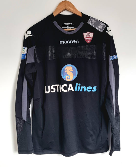 Macron Trapani 13/14 'Dolenti 22' Match Issue Long Sleeve Goalkeeper XL