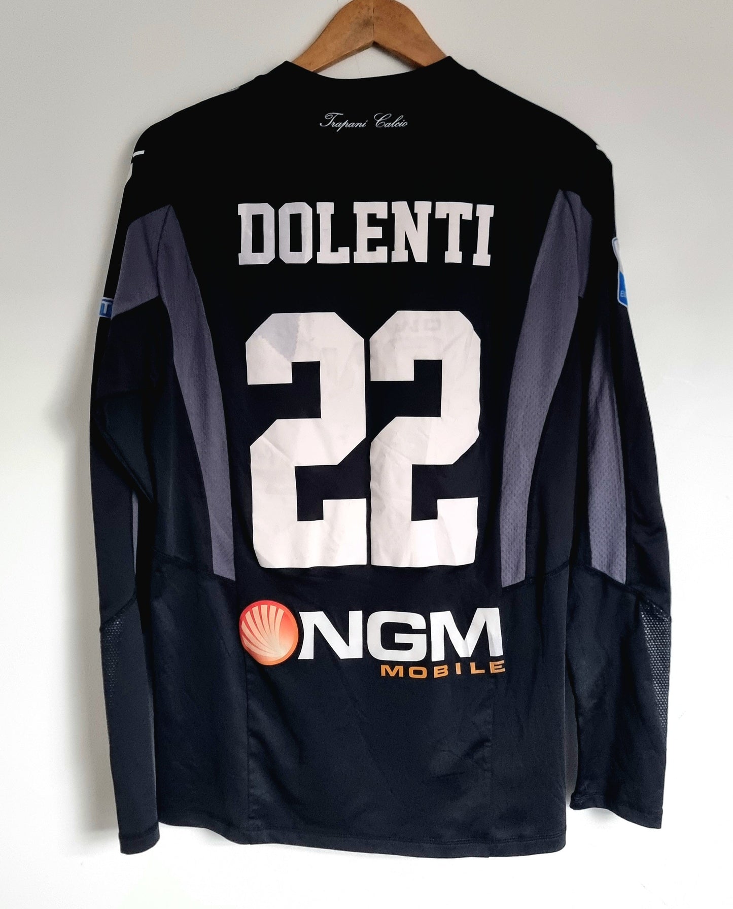 Macron Trapani 13/14 'Dolenti 22' Match Issue Long Sleeve Goalkeeper XL