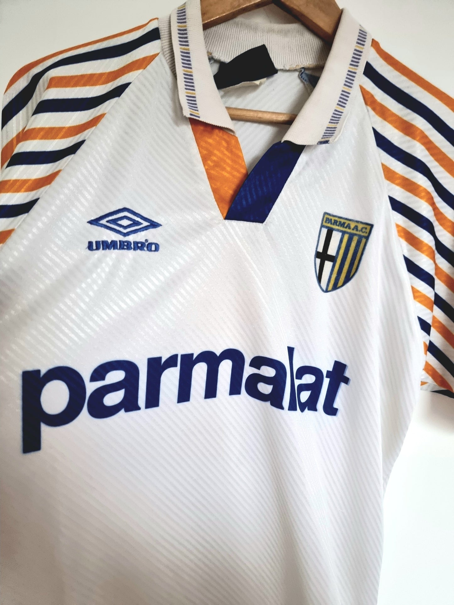 Umbro Parma 91/92 '11 (Brolin)' Home Shirt Medium