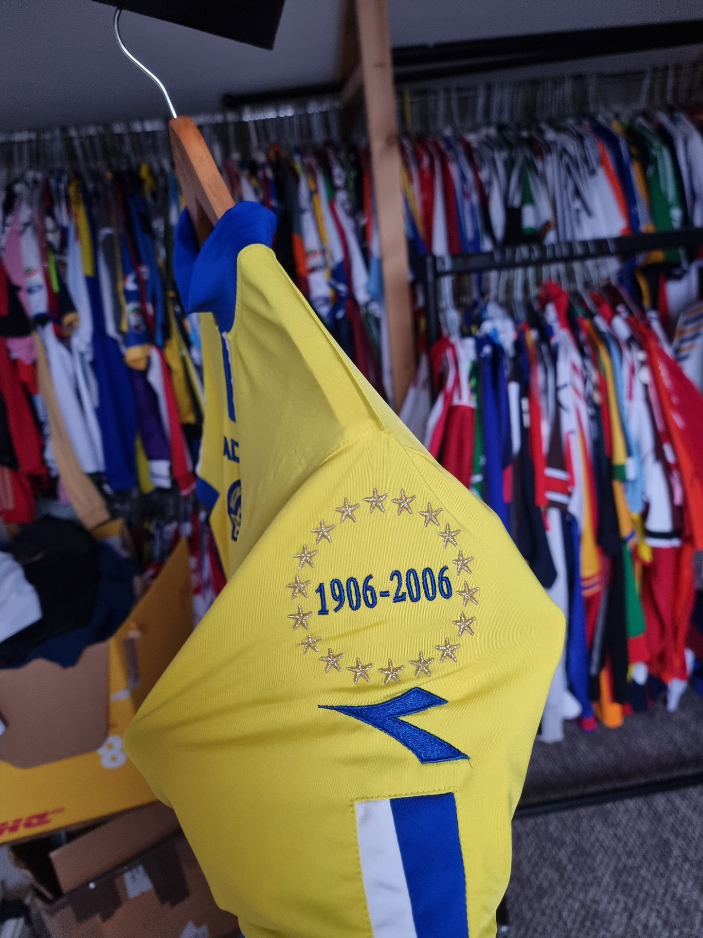 Diadora Maccabi Tel Aviv 06/07 Centenary Home Shirt Small