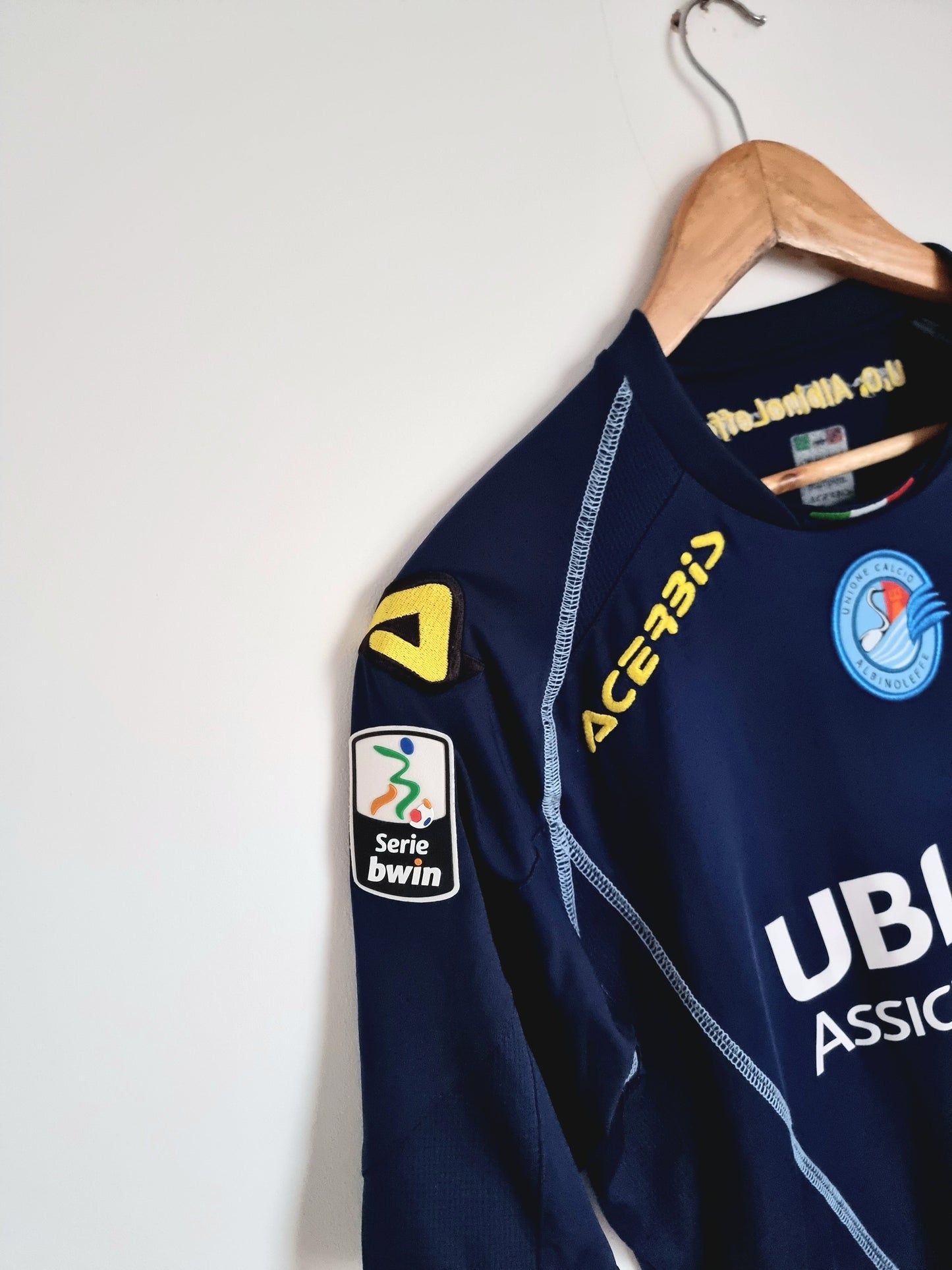 Acerbis Albinoleffe 10/11 'Bergamelli 3' Match Issue Away Shirt XL