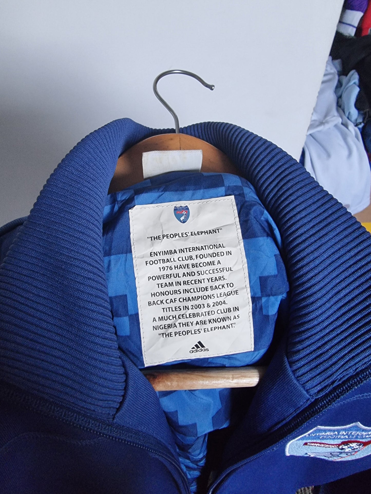 Adidas Enyimba 07/08 Track Jacket Small