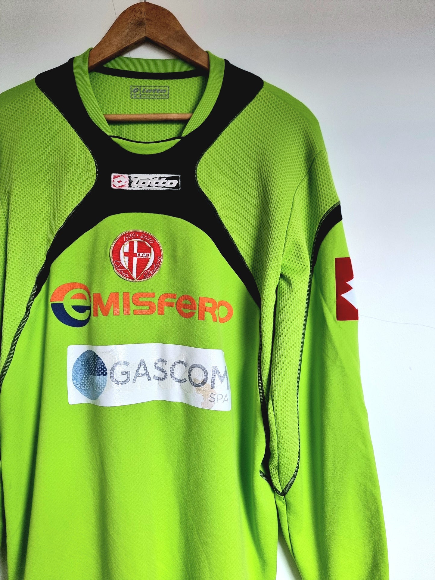 Lotto Padova 09/11 Match Issue Primavera Long Sleeve Goalkeeper Shirt XL