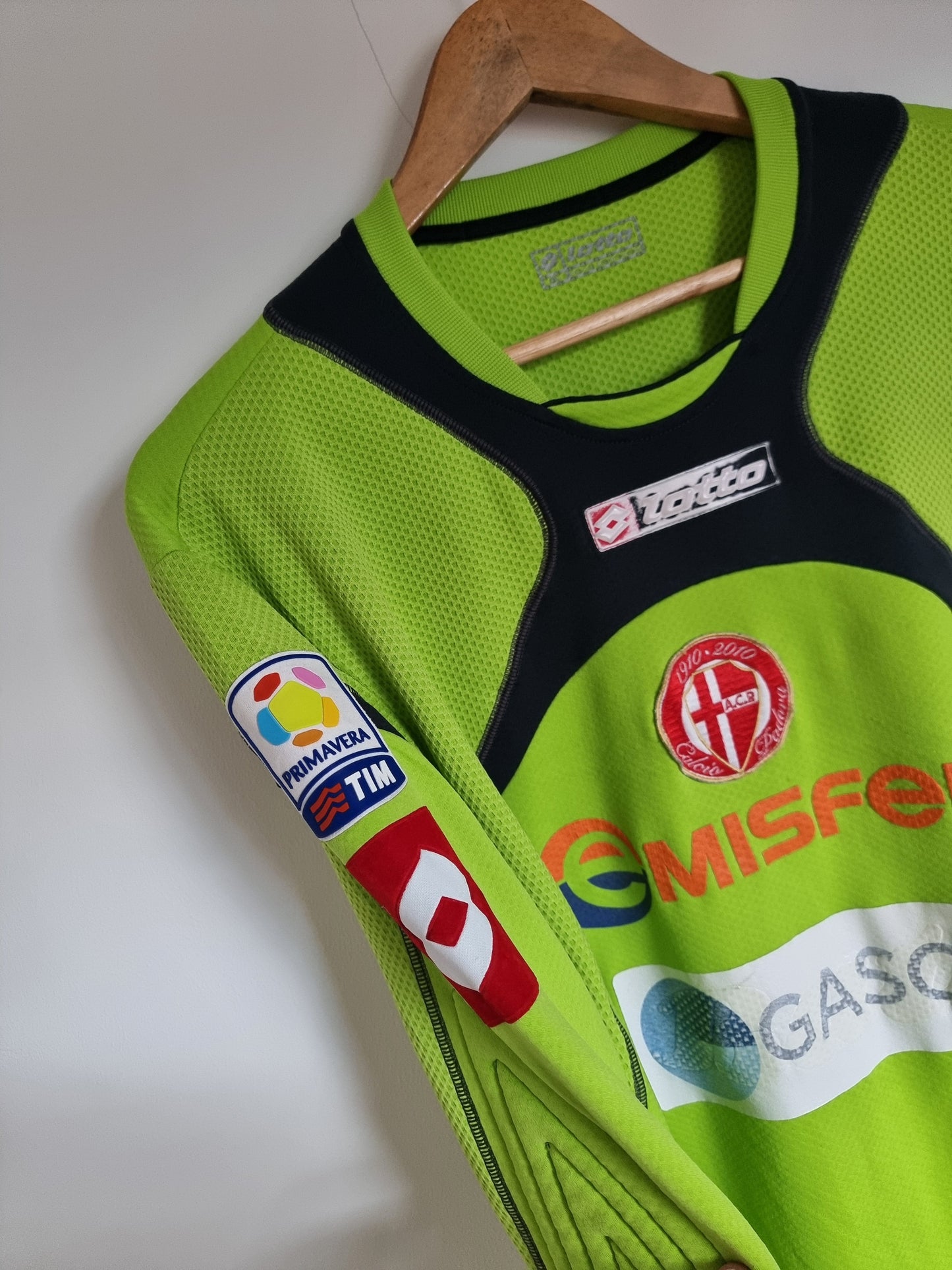 Lotto Padova 09/11 Match Issue Primavera Long Sleeve Goalkeeper Shirt XL