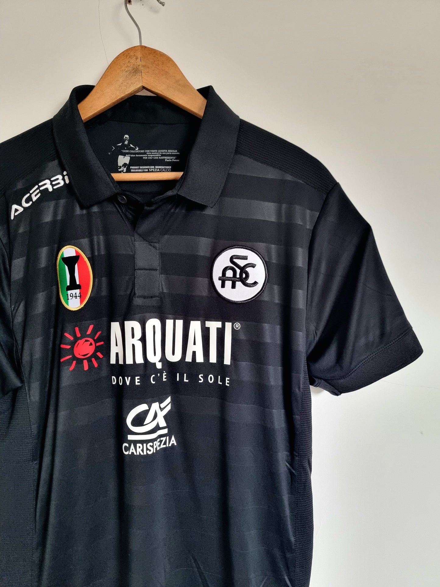 Acerbis BNWT Spezia 17/18 'Gilardino 10' Away Shirt Medium