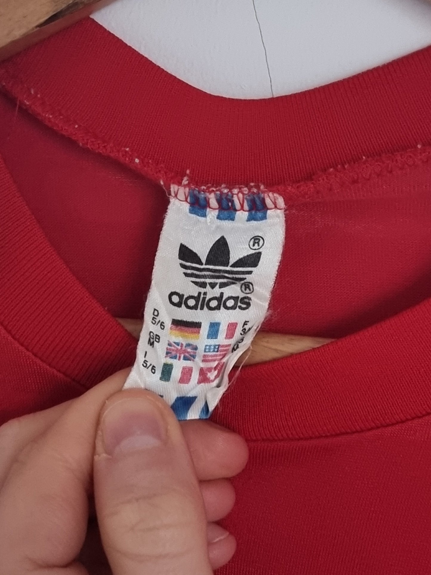 Adidas Bayern Munich 84/86 Long Sleeve Home Shirt Medium