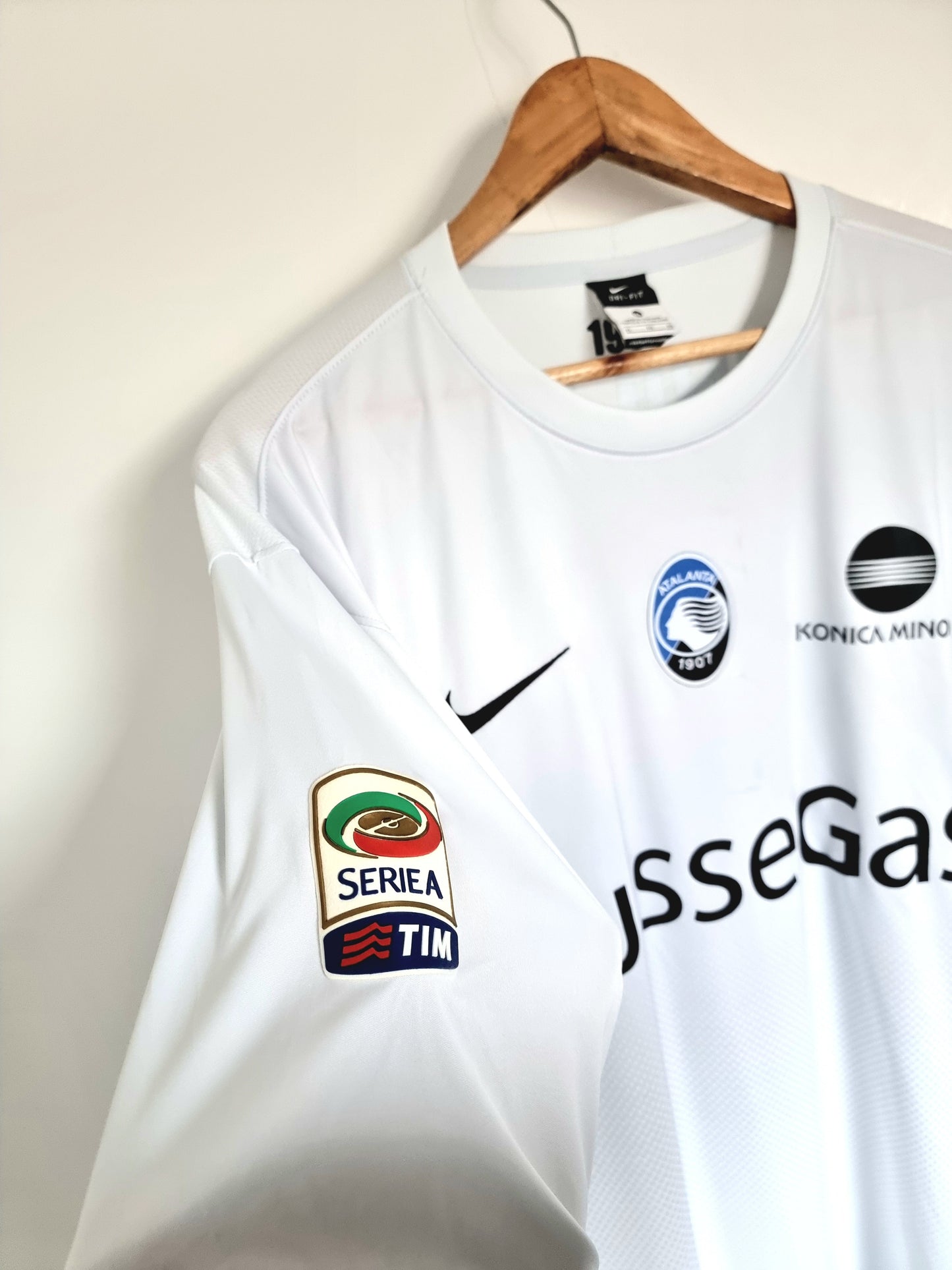 Nike Atalanta 14/15 'Pinilla 51' Long Sleeve Match Issue Away Shirt XL