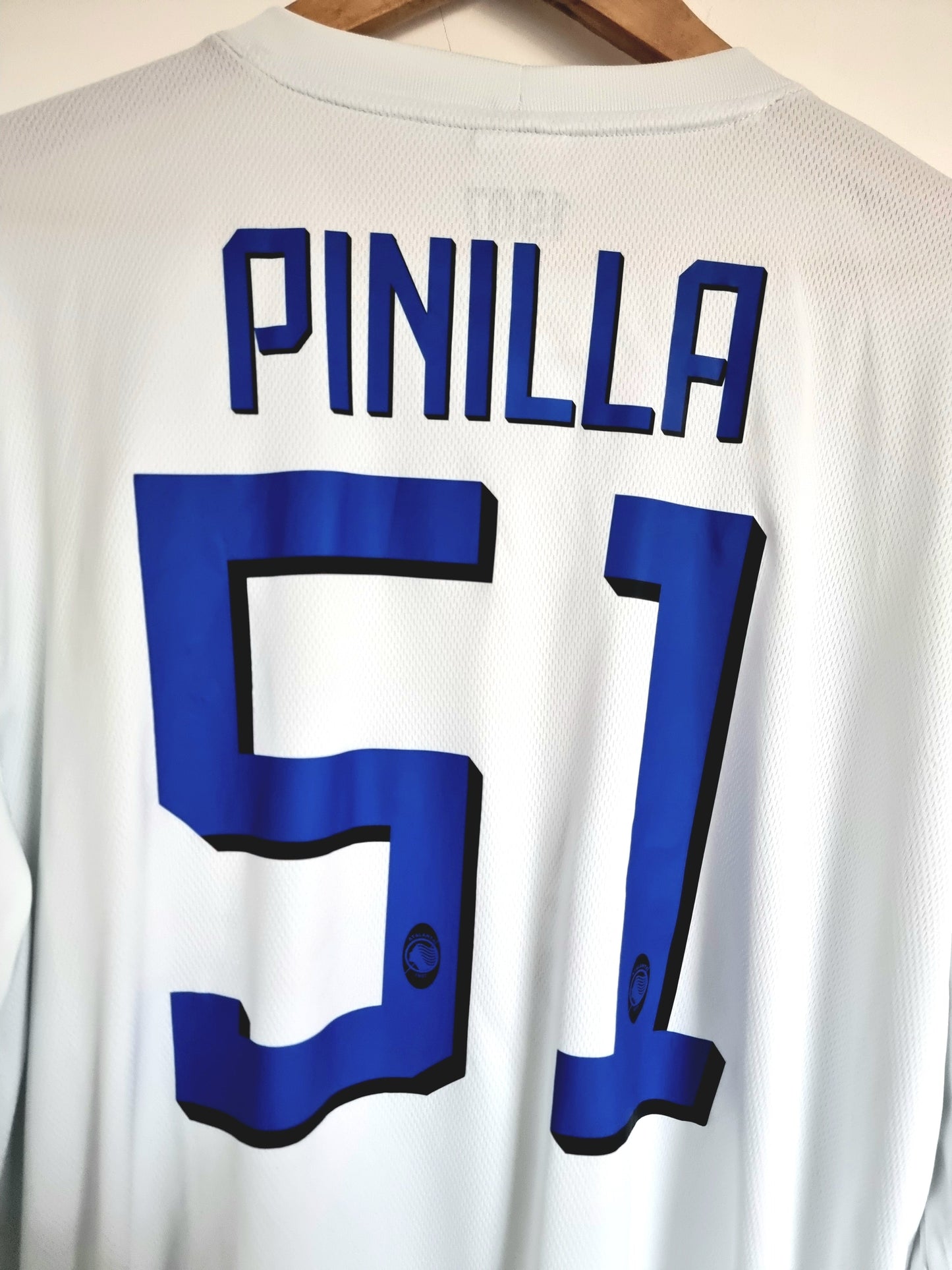 Nike Atalanta 14/15 'Pinilla 51' Long Sleeve Match Issue Away Shirt XL