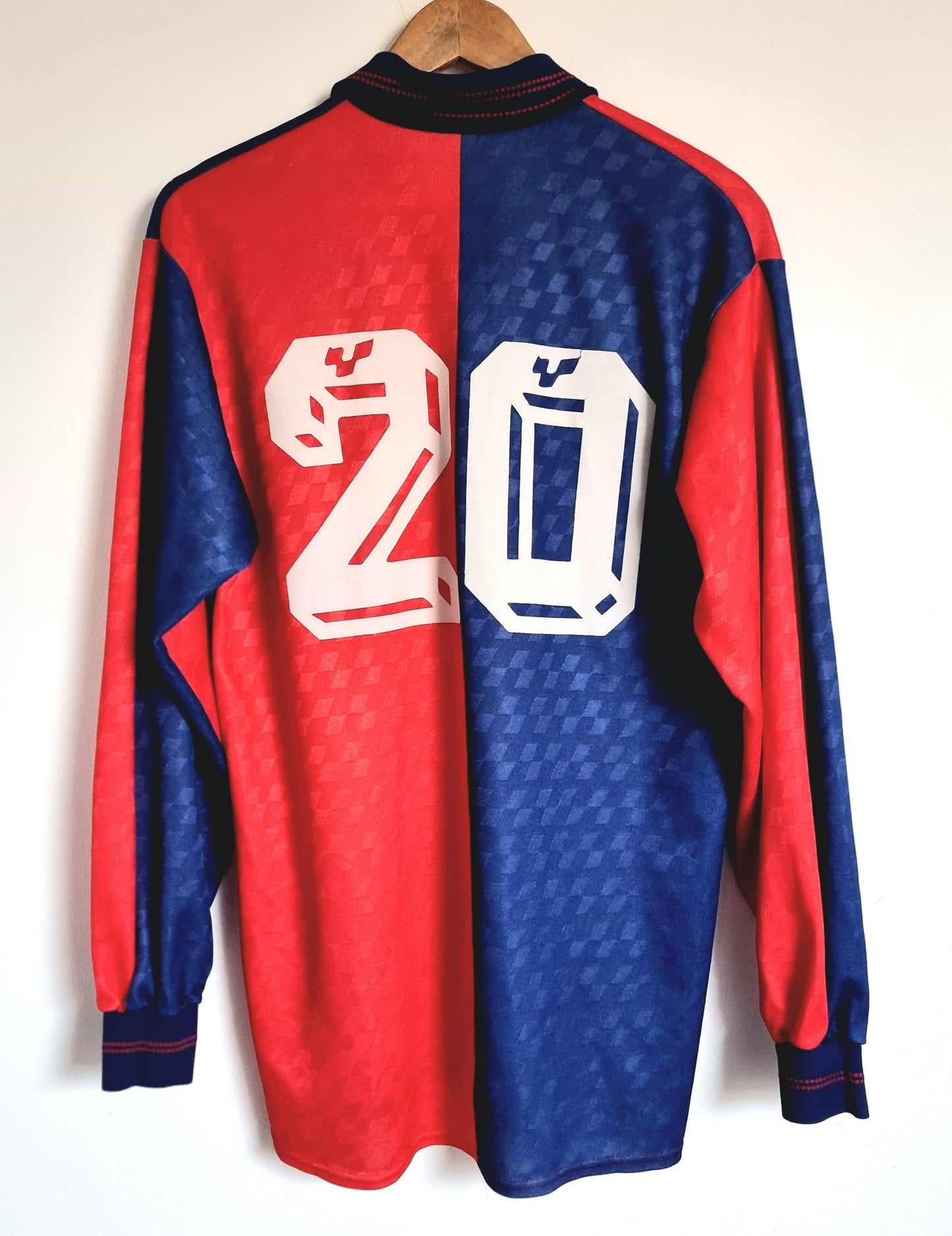 Top 87 AS Gubbio 90/91 Long Sleeve Match Issue Home Shirt XL
