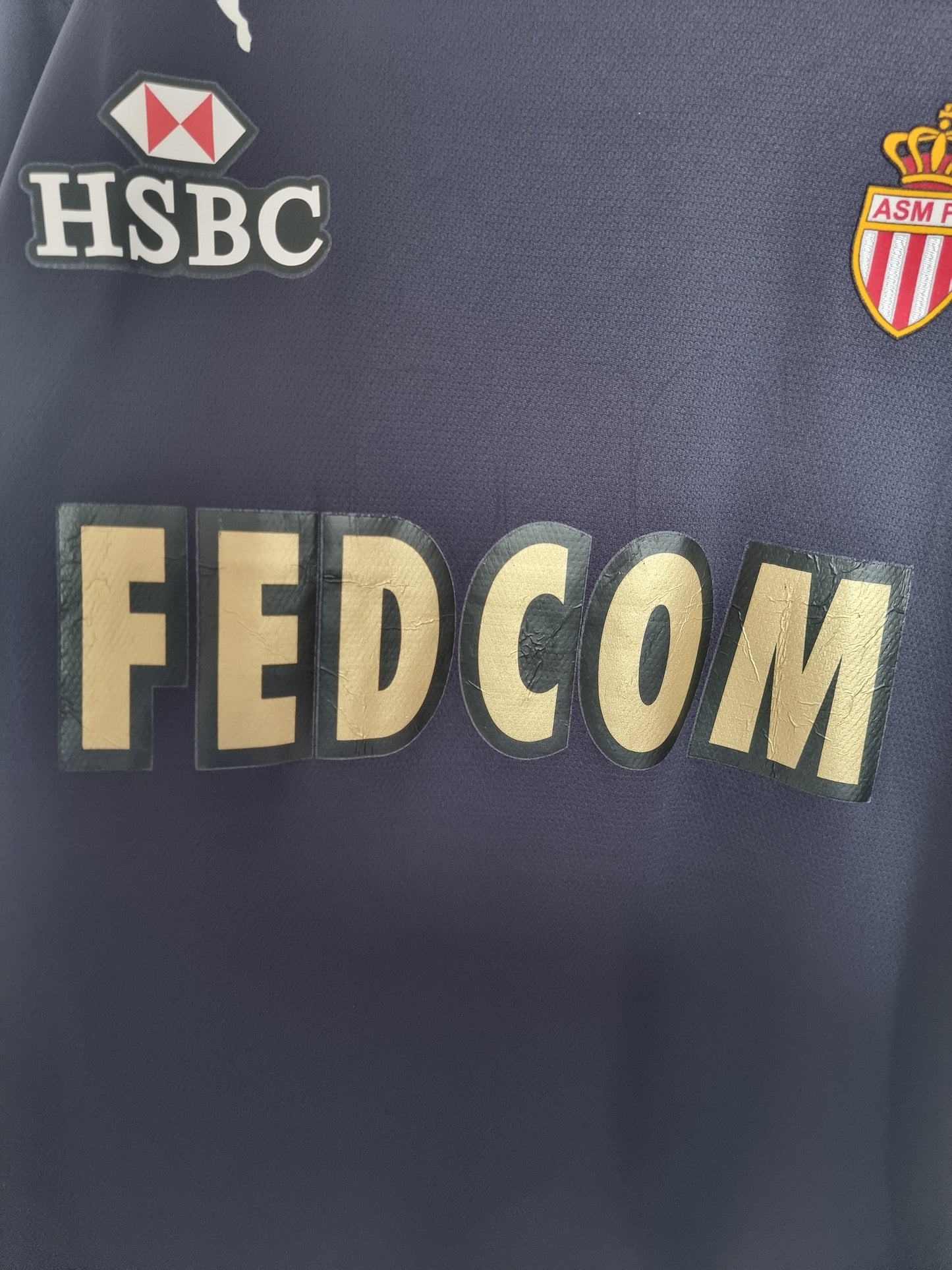 Puma A.S Monaco 08/09 '30 (Roma)' Long Sleeve Match Issue Goalkeeper Shirt XL