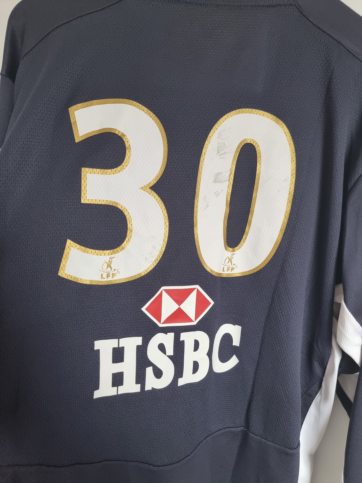 Puma A.S Monaco 08/09 '30 (Roma)' Long Sleeve Match Issue Goalkeeper Shirt XL