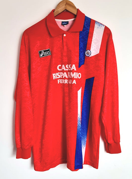 Asics SPAL 94/95 Long Sleeve Match Issue Away Shirt XL
