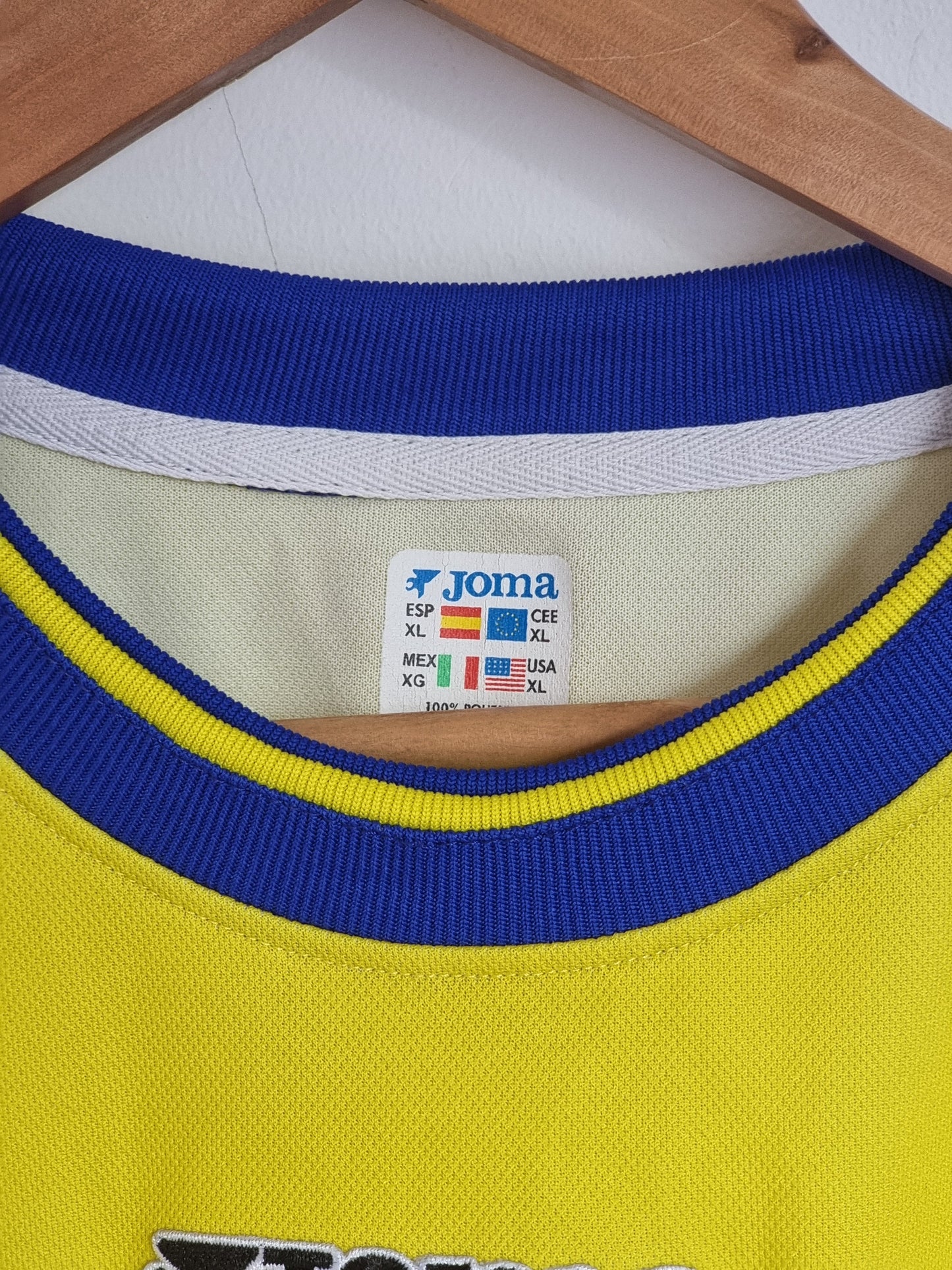 Joma Chievo Verona 02/03 'Bierhoff 21' Player Issue Home XL