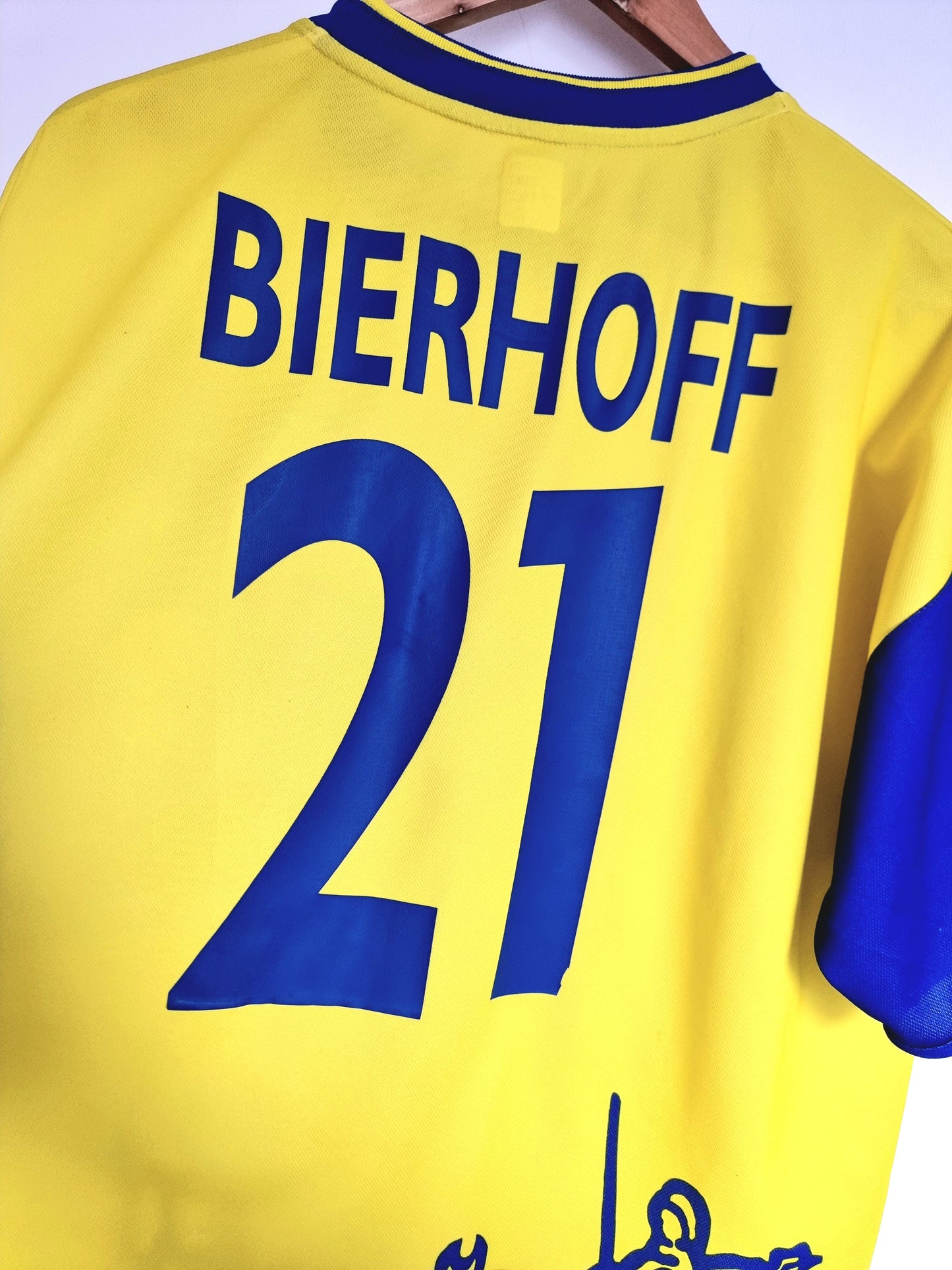 Joma Chievo Verona 02/03 'Bierhoff 21' Player Issue Home XL