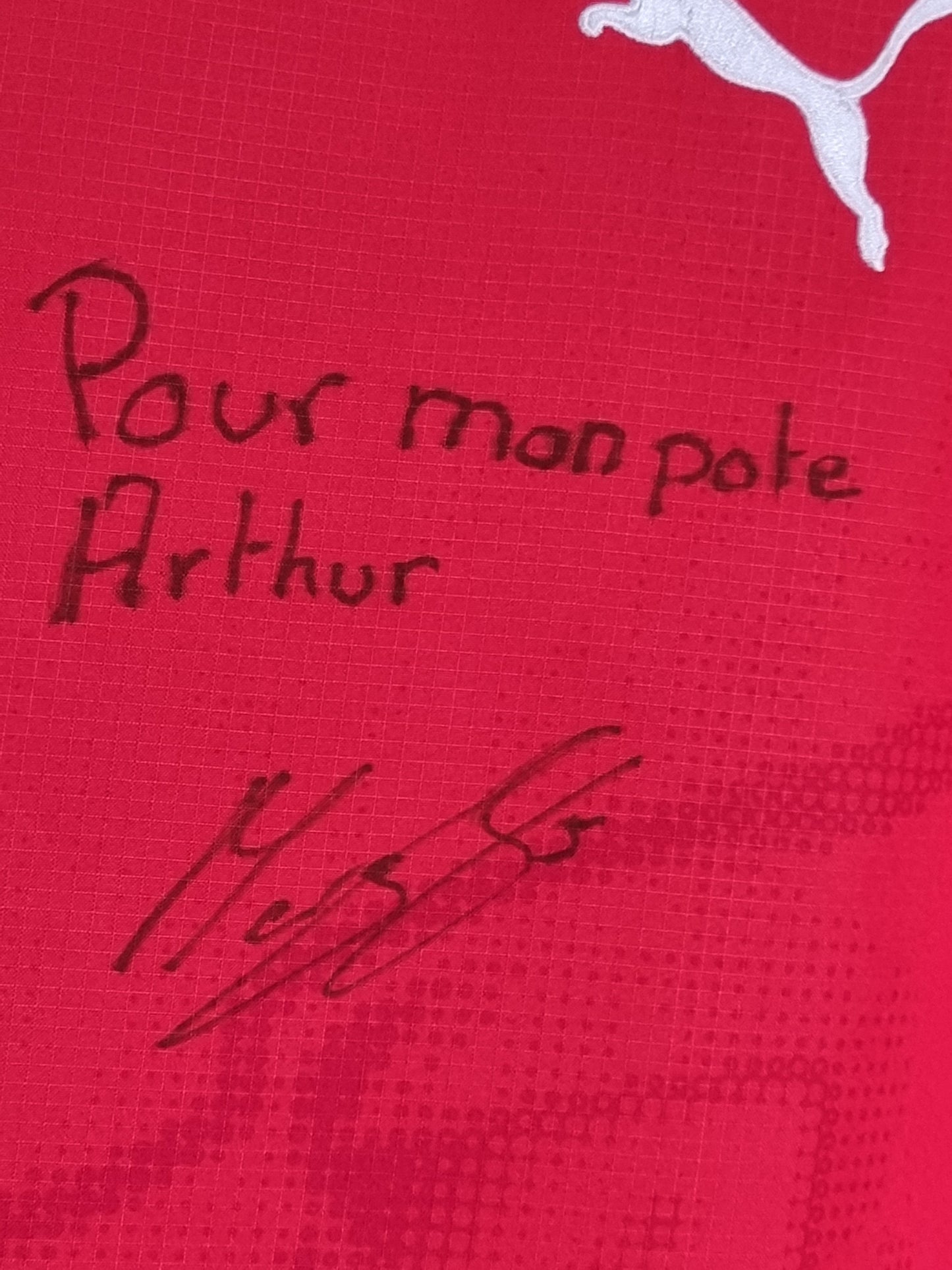Puma Switzerland 06/08 'Margairaz 5' Signed Home Shirt XXL